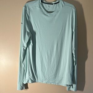 DSG Men's Aqua Long Sleeve Tee